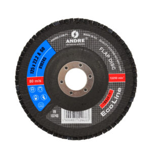 ANDRE ŠLIFAVIMO DISKAS ŽIEDLAPINIS 125mm P40 ECO LINE IV VERSIJA