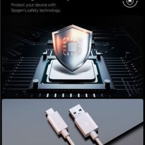Spigen EB6020AC Essential - USB-A to USB-C Cable PD 60W 2m White - Image 11