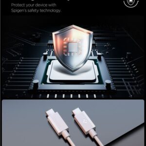 Spigen EB6010CC Essential - USB-C to USB-C Cable PD 60W 1m White - Image 11