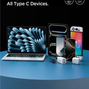 Spigen EB6010CC USB-C 60W Kabelis 100 cm - juodos spalvos - Image 15