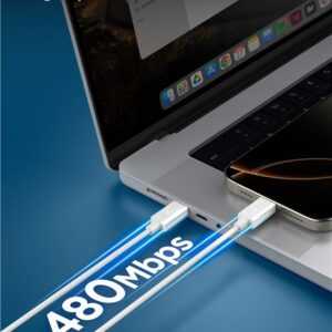 Spigen EB6020CC Essential - USB-C to USB-C Cable PD 60W 2m White - Image 13