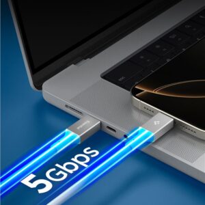 Spigen EB10020CC USB-C kabelis 100W 200cm - baltos spalvos - Image 11