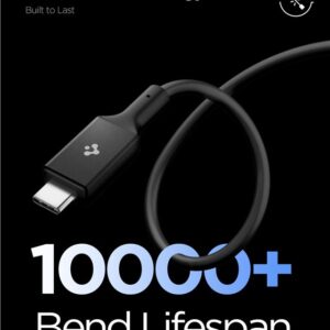 Spigen EB10020CC USB-C kabelis 100W 200cm - juodos spalvos - Image 13