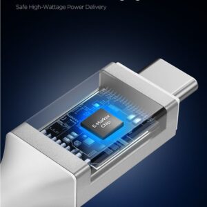 Spigen EB10015CC Essential Type-C kabelis 100W 150cm baltos spalvos - Image 10