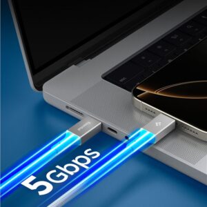 Spigen EB10015CC Essential Type-C kabelis 100W 150cm baltos spalvos - Image 13