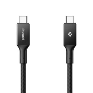 Spigen EB24015CC Essential Type-C kabelis 240W 150cm juodos spalvos - Image 13