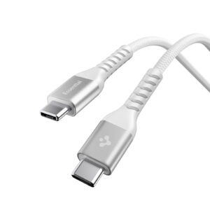 Spigen EB10010CCA ESSENTIAL TYPE-C KABELIS 100W 100CM BALTAS - Image 8