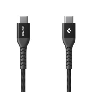 Spigen EB10010CCA ESSENTIAL TYPE-C KABELIS 100W 100CM juodos spalvos - Image 11