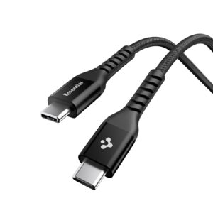 Spigen EB10010CCA ESSENTIAL TYPE-C KABELIS 100W 100CM juodos spalvos - Image 8