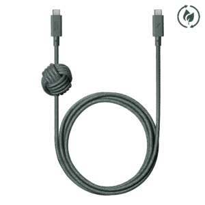 Native Union Anchor kabelis (USB-C - USB-C) 3m, žalios spalvos - Image 2