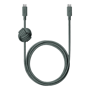 Native Union Anchor kabelis (USB-C - USB-C) 3m, žalios spalvos