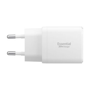 Spigen Essential EE202EU 20W Wall Charger - baltos spalvos - Image 11