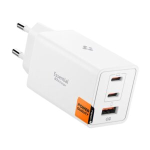 Spigen Essential EE673EU 3-Port laidinis įkroviklis 67W baltos spalvos - Image 8