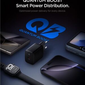 Spigen Essential EE201EU USB-C 20W laidinis įkroviklis - juodos spalvos - Image 8