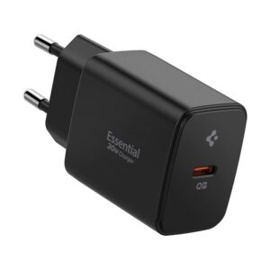 Spigen Essential EE201EU USB-C 20W laidinis įkroviklis - juodos spalvos - Image 6