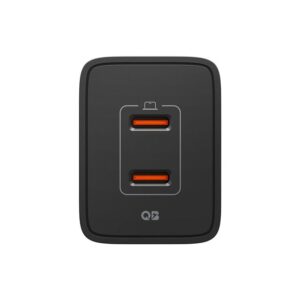 Spigen Essential EE472EU 2-port USC-C 47W wall charger - juodos spalvos - Image 12