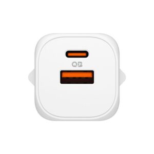 Spigen Essential EE352EU USB-C / USB-A 35W Wall Charger - baltos spalvos - Image 12