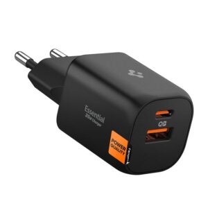 Spigen Essential EE352EU USB-C / USB-A 35W Wall Charger - juodos spalvos - Image 10