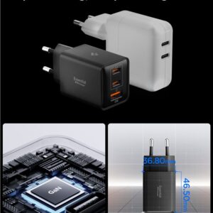 Spigen Essential 47W laidinis įkroviklis EE473EU, juodos spalvos - Image 9