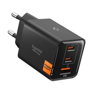 Spigen Essential 47W laidinis įkroviklis EE473EU, juodos spalvos