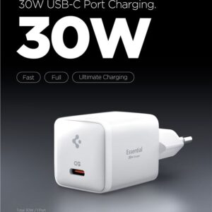 Spigen Essential 30W laidinis įkroviklis EE301EU, all baltos spalvos - Image 9