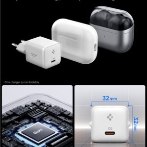 Spigen Essential 30W laidinis įkroviklis EE301EU, all baltos spalvos - Image 4