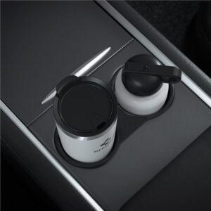 Spigen Tesla Center Console Cup Holder Insert (2021/2022), juodos spalvos - Model Y/3 - Image 10