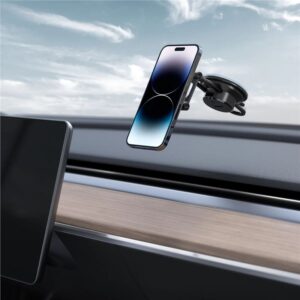 Spigen OneTap 3 Car Mount MagSafe Dashboard/Windshield ITS35-3, juodos spalvos - Image 3
