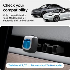 Spigen Tesla Air freshener Adapter, juodos spalvos - Tesla Model Y/3 2021/2022 - Image 3