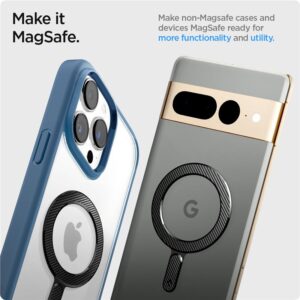 Spigen OneTap Ring Magnetic MagSafe Plate - Universal magnetic ring for case / smartphone Carbon - Image 10