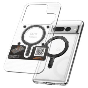 Spigen OneTap Ring Magnetic MagSafe Plate - Universal magnetic ring for case / smartphone Carbon - Image 7