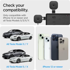 Spigen Tesla OneTap Pro 3 belaidis automobilinis įkroviklis - Screen Mount - Image 2