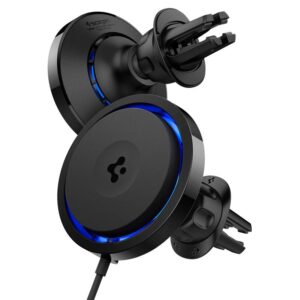 Spigen OneTap Pro 3 Cryomax MagSafe automobilinis belaidis telefono įkroviklis (Air Vent), juodos spalvos - Image 11
