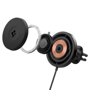 Spigen OneTap Pro 3 Cryomax MagSafe automobilinis belaidis telefono įkroviklis (Air Vent), juodos spalvos - Image 13