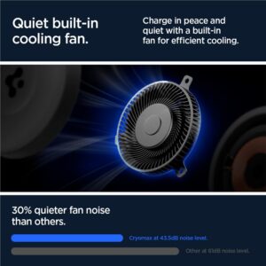 Spigen OneTap Pro 3 Cryomax MagSafe automobilinis belaidis telefono įkroviklis (Air Vent), juodos spalvos - Image 4