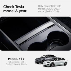 Spigen Tesla Cable Organizer Station, juodos spalvos - Tesla Model Y/3 - Image 12
