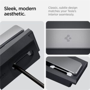 Spigen Tesla Cable Organizer Station, juodos spalvos - Tesla Model Y/3 - Image 17