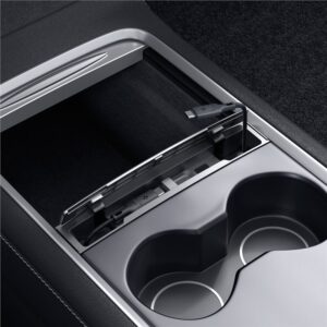 Spigen Tesla Cable Organizer Station, juodos spalvos - Tesla Model Y/3 - Image 9