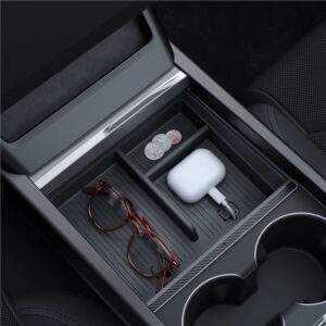 Spigen Tesla Console Organizer (Bottom), juodos spalvos - Tesla Model 3 2024 - Image 12