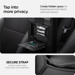 Spigen Tesla Center Console Organizer Hidden Storage Box, juodos spalvos - Tesla Model 3 2024 - Image 3