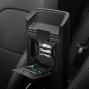 Spigen Tesla Center Console Organizer Hidden Storage Box, juodos spalvos - Tesla Model 3 2024 - Image 6