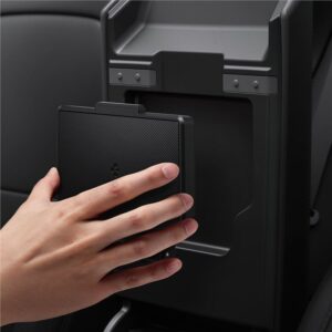 Spigen Tesla Center Console Organizer Hidden Storage Box, juodos spalvos - Tesla Model 3 2024 - Image 7