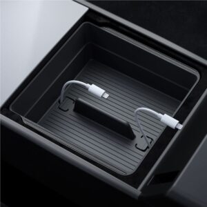 Spigen Tesla Armrest Console Organizer, juodos spalvos - Tesla Model 3 2024 - Image 11