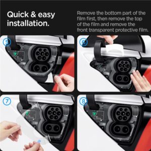 Spigen Tesla Charge Port Wrap, zero one - Tesla Model Y/3 - Image 11