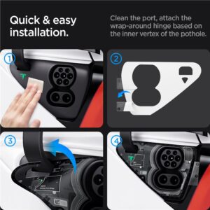 Spigen Tesla Charge Port Wrap, zero one - Tesla Model Y/3 - Image 2