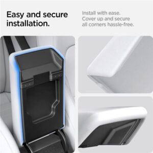 Spigen Tesla Armrest Cover, white - Tesla Model 3 2024 - Image 14