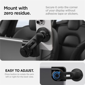 Spigen Tesla TapLock MagSafe Car Mount Holder, juodos spalvos - Screen - Image 2