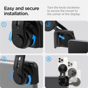 Spigen Tesla TapLock MagSafe Car Mount Holder, juodos spalvos - Screen - Image 6