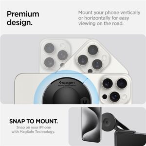 Spigen Tesla TapLock MagSafe Car Mount Holder, juodos spalvos - Screen - Image 10