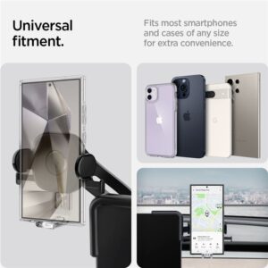 Spigen Tesla TapLock Universalus automobilinis telefono laikiklis, juodos spalvos - Screen - Image 16